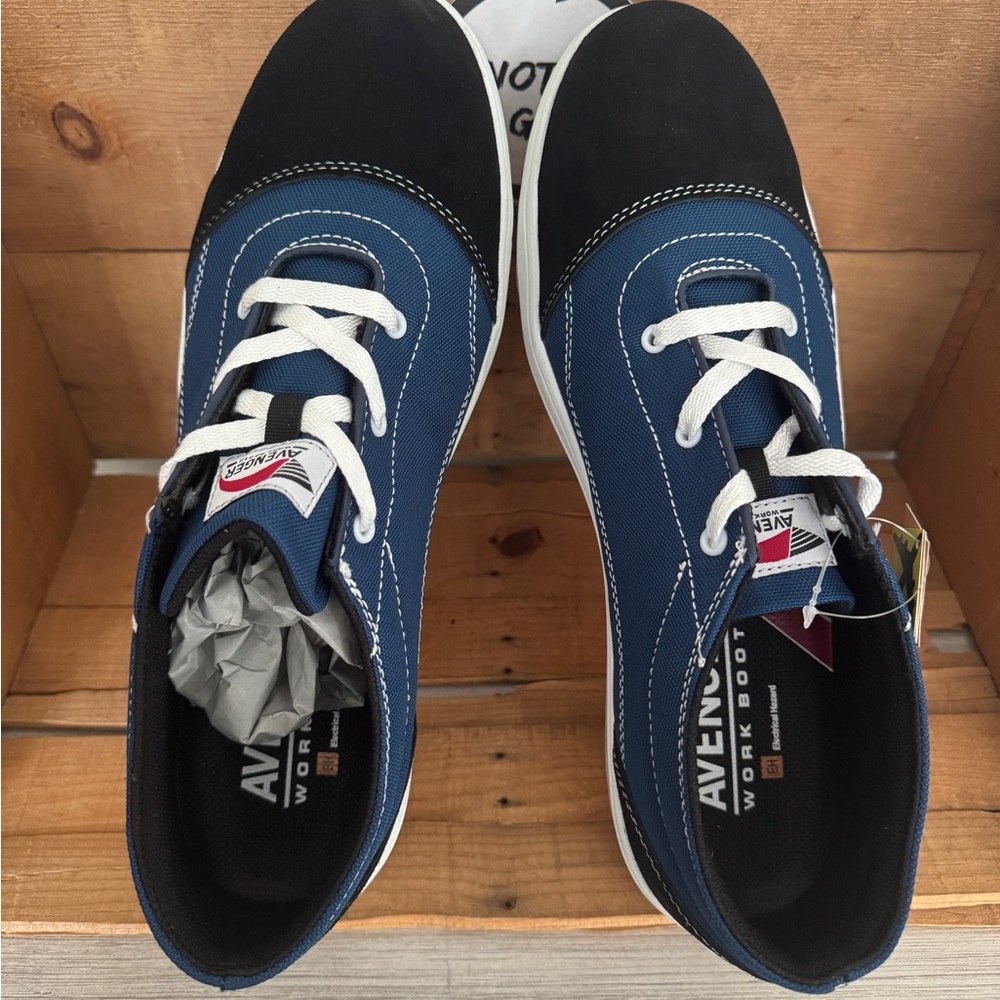 Men’s Avenger Blade Work Boots Shoes Size 14 D Non Slip Safety Toe Blue Black - Picture 5 of 13